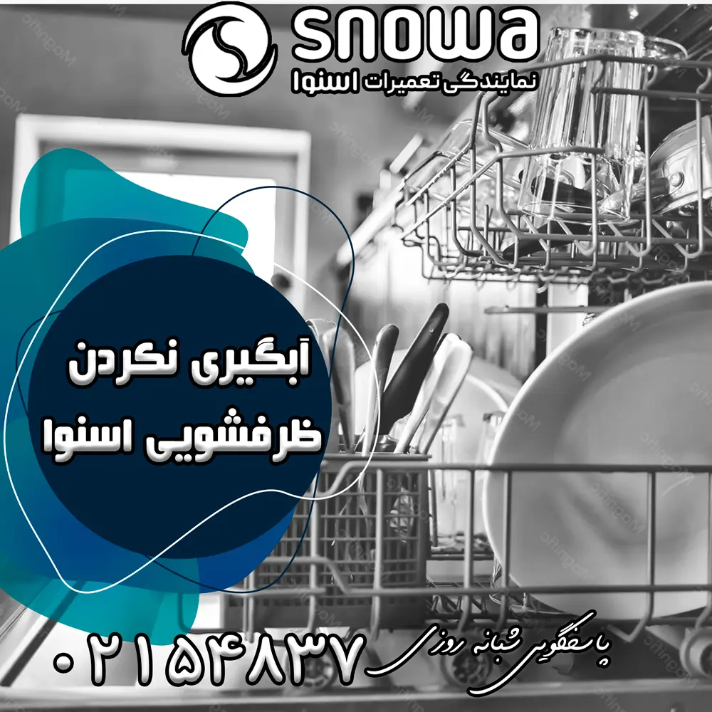 علت آبگیری نکردن ظرفشویی اسنوا
