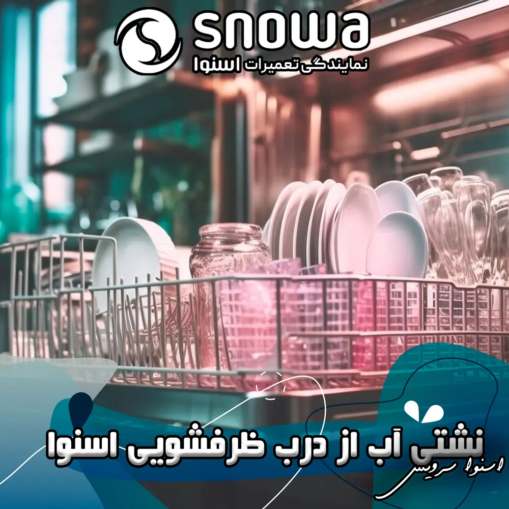 علت نشتی آب از درب ظرفشویی اسنوا