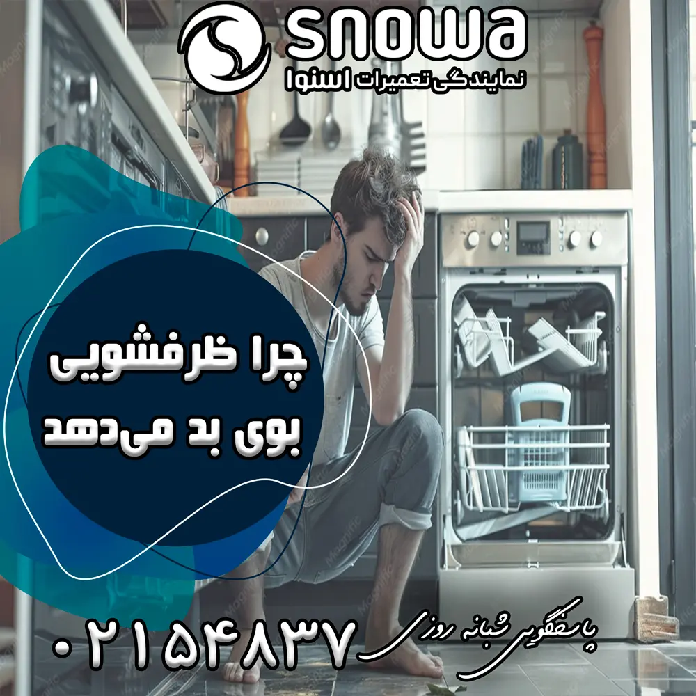 چرا ظرفشویی بوی بد می&zwnj;دهد